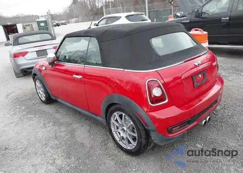 2011 Mini Cooper S from USA, damaged, VIN WMWZP3C58BTX83854